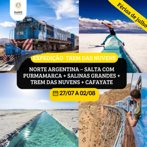 EXPEDIÇÃO NORTE ARGENTINA COM TREM DAS NUVENS 